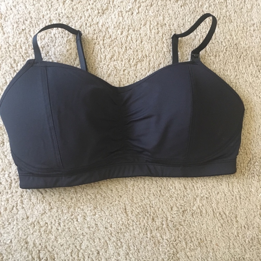 Nursing sports bra